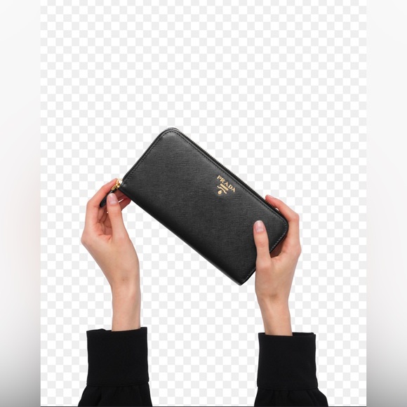 Prada Portafoglio Lampo Saffiano Wallet full inclusion, box-tissue-authenticity - Picture 8 of 12